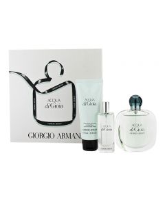 Giorgio Armani Acqua di Gioia Coffret Eau de Parfum 50 ml + 15 ml + Moisturizing Perfumed Body Lotion 75 ml