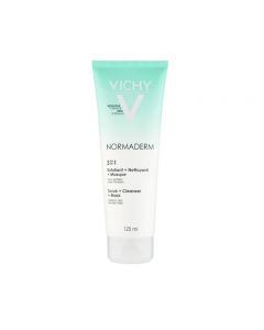 Vichy Normaderm 3 In 1 Scrub + Cleanser + Mask Sensitive Skin 125 ml