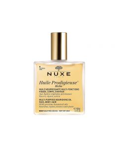 Nuxe Paris Huile Prodigieuse Riche Multi-Purpose Nourishing Oil Face, Body, Hair Very Dry Skin 100 ml