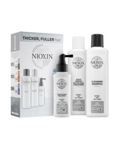 Nioxin Kit Sistema 1 Trifasico Shampoo + Conditioner + Trattamento