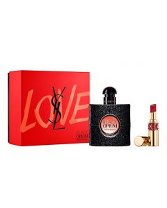Yves Saint Laurent Black Opium Love Gift Set Eau De Parfum 50 ml + Rouge Volupte Shine Oil-In-Stick n. 83 - Rouge Cape 3,2 g
