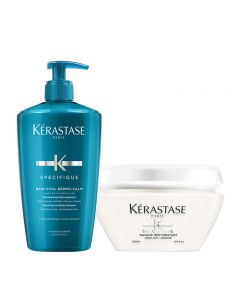 Kerastase Kit Specifique Dermo-Calm Bain Vital Maxi + Masque