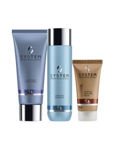 Wella System Professional Kit Hydrate Shampoo + Smoothen Conditioner + LuxeOil Mini Mask