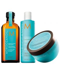 Moroccanoil Kit Hydrating Shampoo + Mask + Trattamento