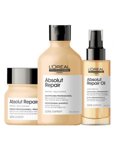 L'Oreal Professionnel Kit Serie Expert Absolut Repair Professional Shampoo + Mask + Olio