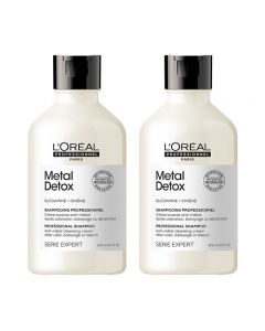 L'Oreal Professionnel Kit Serie Expert Metal Detox Professional Shampoo 300 ml x 2