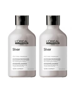 L'Oreal Professionnel Kit Serie Expert Silver Professional Shampoo 300 ml x 2