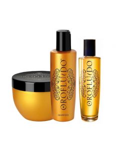 Orofluido Kit Shampoo + Mask + Olio