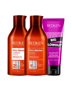 Redken Kit Frizz Dismiss Shampoo e Conditioner + Styling