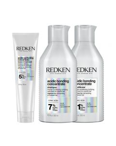 Redken Kit Acidic Bonding Concentrate Shampoo + Conditioner + Trattamento