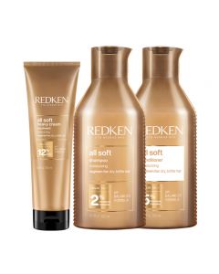 Redken Kit All Soft Shampoo + Conditioner + Mask