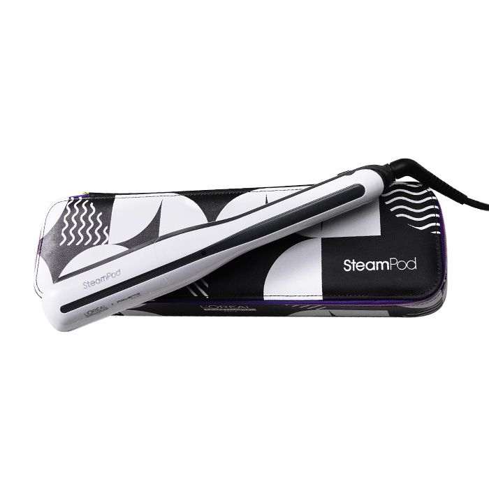 Piastra L'Oreal Professionnel Paris SteamPod 3.0 Professional Steam Styler  Black & White Limited Edition