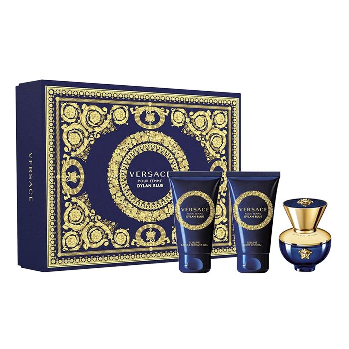 Versace Pour Femme Dylan Blue Gift Set Eau De Parfum 50 ml + Bath