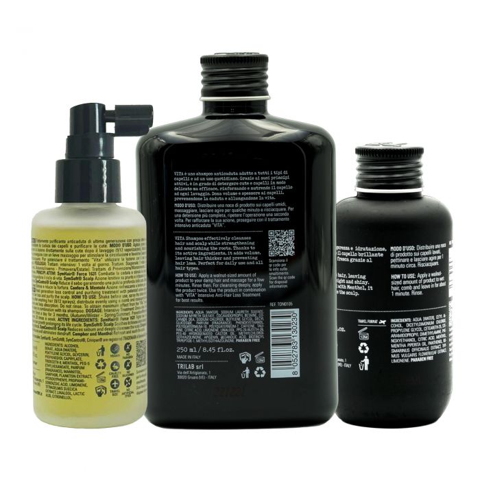 Tonsor1951 Kit VITA Shampoo e Trattamento + NOVA Balsamo